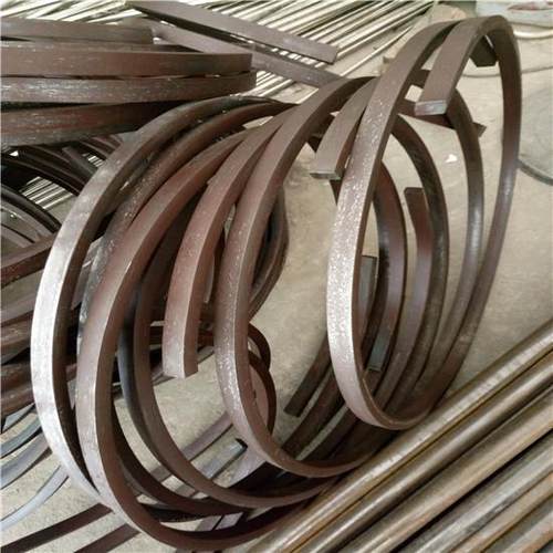 实心黑扁铁 方铁 304不锈钢扁钢 方钢 卷圆圈 盘圆形 来图定制