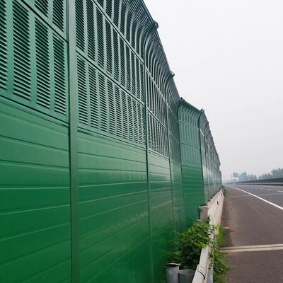 城市道路隔音屏立交桥消声墙火车列车道声屏障隔音板城铁隔音墙