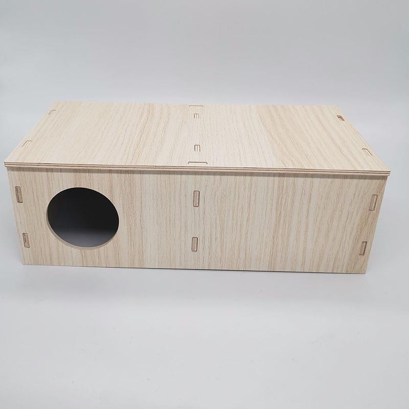 仓鼠躲避屋多居室木屋花枝鼠别墅迷宫金丝熊保暖睡窝造景用品