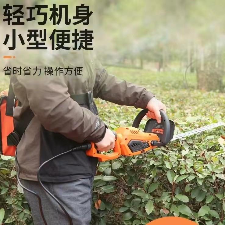 捍绿充电式电动修剪机绿篱机单双刃修剪茶树机绿化带篱笆园艺修枝