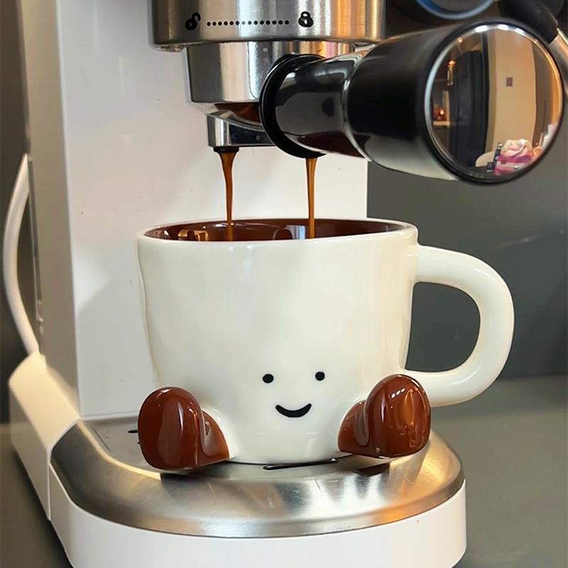 绝美咖啡杯美式陶瓷大容量的马克杯女士个人专用喝水杯子