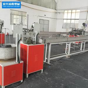 供应藤条机宜兴凌霞塑料机械螺旋空心仿真藤条挤出