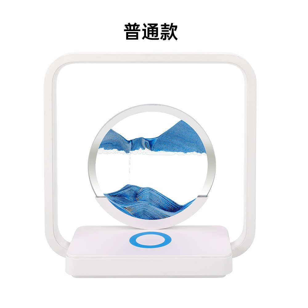 灯光手机画流沙调控夜灯光灯桌面无线画灯台充灯氛围新品三色调节