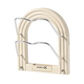 锅盖架壁挂家用厨房置物架双层多功能免打孔带沥水盘砧板收纳架子