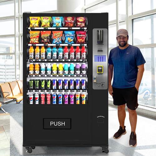 制冷饮料零食自动售货机自动贩卖机现金刷卡支付 Vending machine