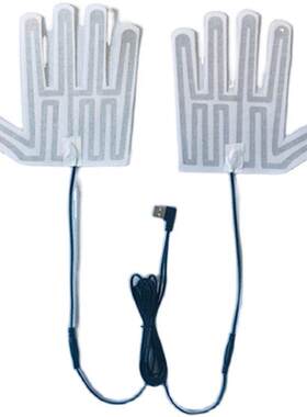 5V保暖手套发热片.USB5指手套电热片.手型电热片.暖手加热片.手套