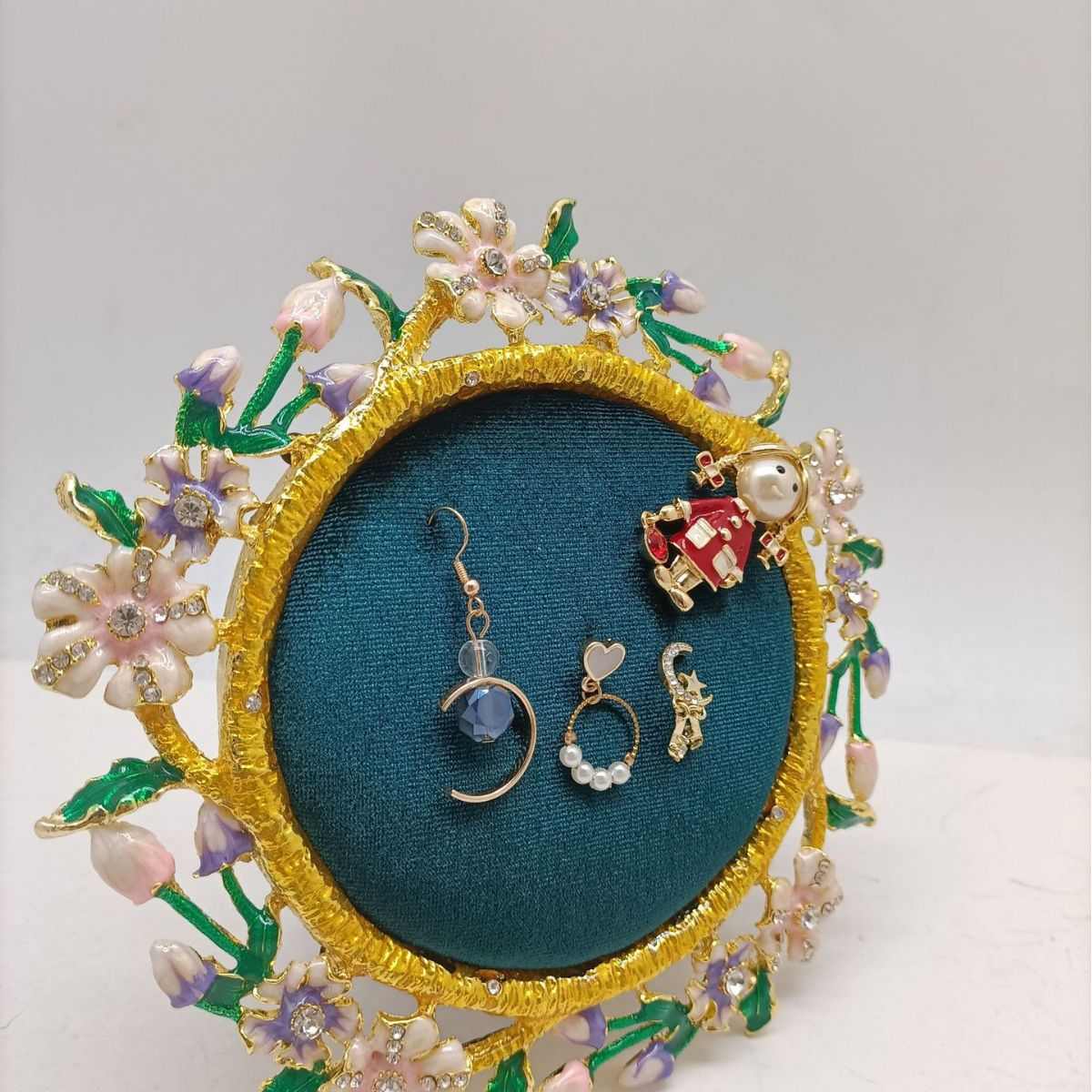 欧式首饰架相框，珠宝展示收纳盒，耳钉架道具