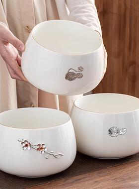 闽政白洗家用瓷特大mz-00003号渣缸水盂茶杯茶洗大容量废水缸收纳