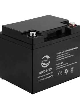 厂家 12V38AH蓄电池 耐低温太阳能蓄电池长寿命耐寒长用