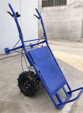 电动手推车家用拉粮运输平板车工程沙石搬运载重王爬坡上楼老虎车