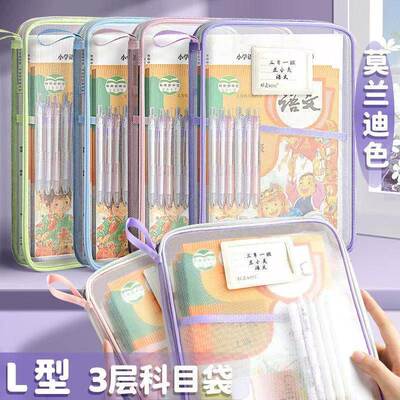 Subject Classification Bag L-Type Transparent Document Bag A