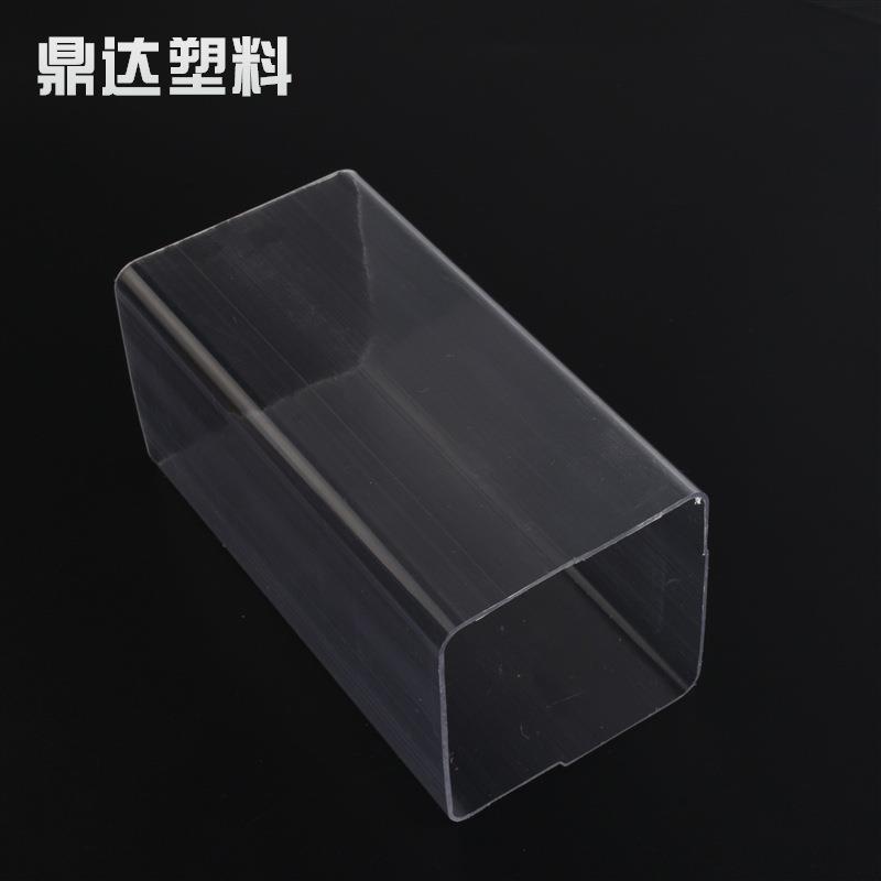 厂家供应PVC透明软管塑料方管鱼缸包装管广州水族用管透明管