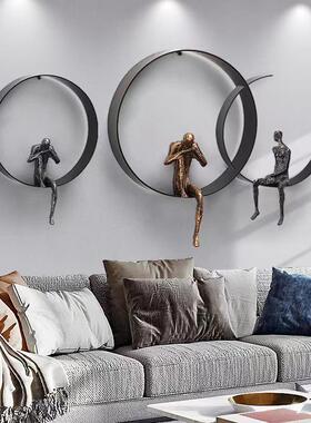 墙面软装壁饰ERY壁欧挂式体鸽子电小立鸟视机背景墙客厅玄关装饰