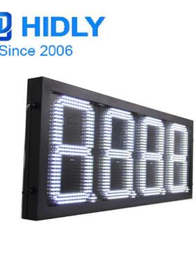 江浙l沪01寸RS485电脑通讯GAS10Z88加油价站油价屏生产厂家ed油牌