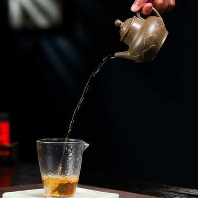 支持密文订单原矿龙背青手工莲座壶宜兴柴烧紫砂壶茶具家用泡茶壶