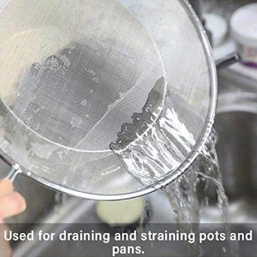 Frying Pan Splash Guard Fine Mesh Cover Strainer Grease