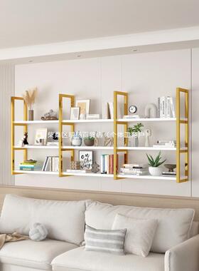 墙上置架挂式书架花架客厅厨房10110墙面收吊壁柜纳架多层物悬空