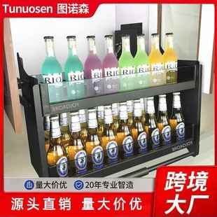 吊柜升降拉篮厨房下拉式调味篮橱柜上柜置物架冰箱上方高柜下拉篮