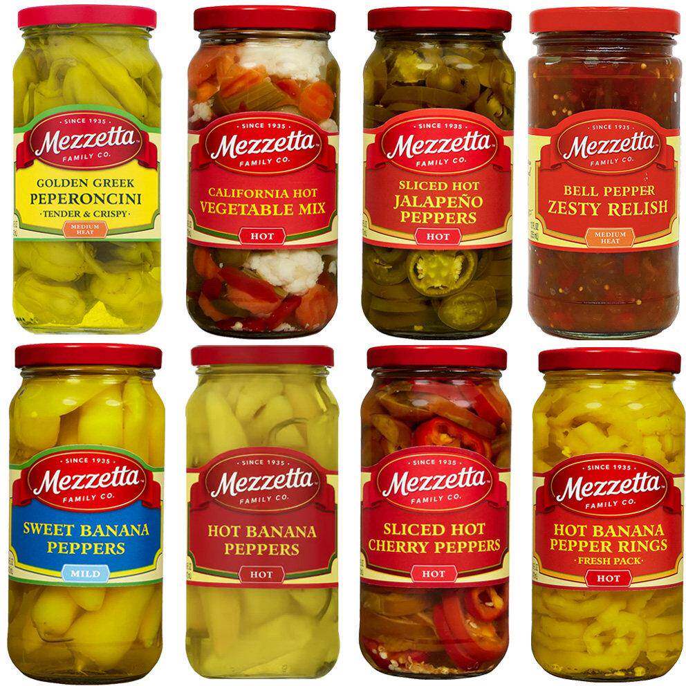 473ml美国棒约翰同款美瑞嗒泡椒切片辣椒Mezzetta Sliced Peppers