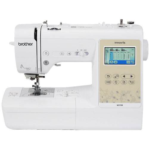 日本兄弟绣花机M370M家用电脑缝纫绣花一体机多功能绣字机带锁边