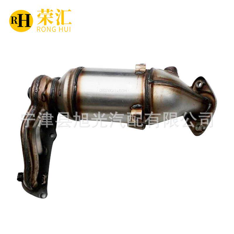 适用夏利N7三元催化器汽车尾气净化器N5N3A+2000后节排气管