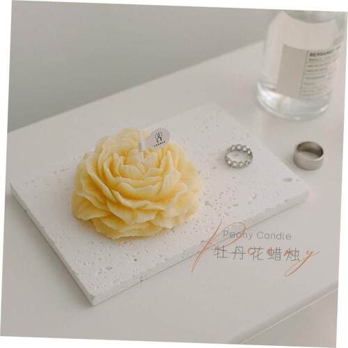 Peony Flower Scented Candles Home Decoration Wedding