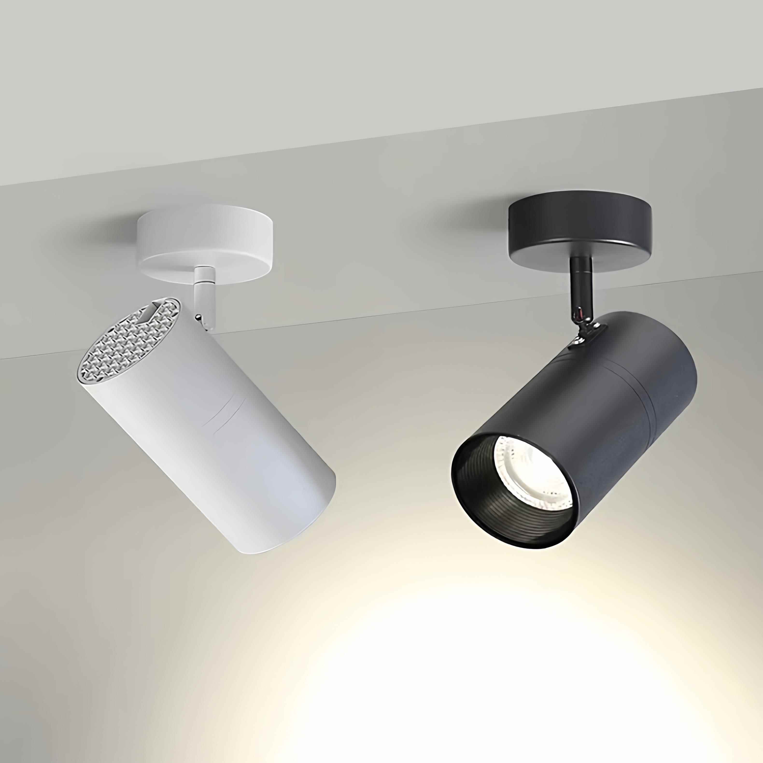 led轨道灯射灯明装轨道条散光服装店超市背景墙店铺商用展厅专用