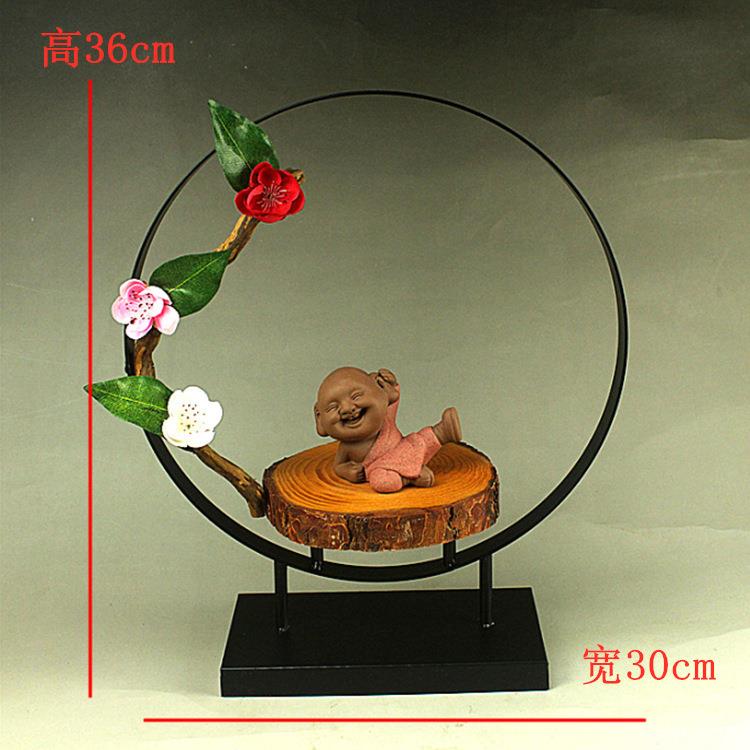 新中式禅意倒流香摆件客厅书房电视柜玄关装饰品创意家居软装摆件