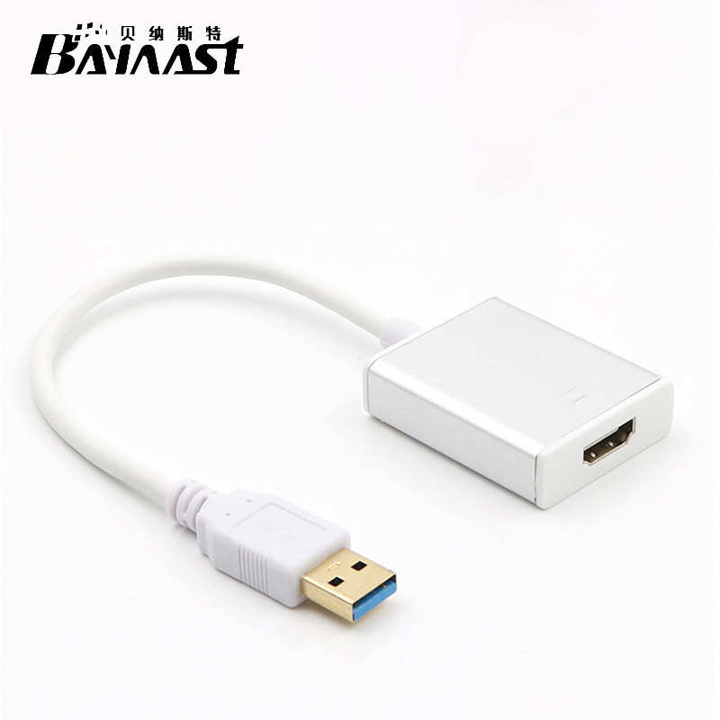 usb3.0 转 hdmi转接线 usb 3.0 to hdmi 高清转接线 1080P 带驱动