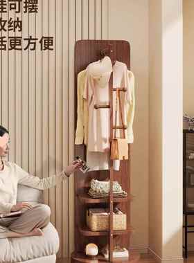 身镜落地AOL镜家移用衣帽架一体穿衣全镜可旋转动生卧女室大试衣