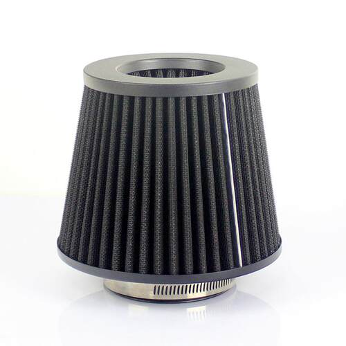 磨砂黑空气滤芯器 76mm 3inch冬菇头 外贸热销 工厂直销