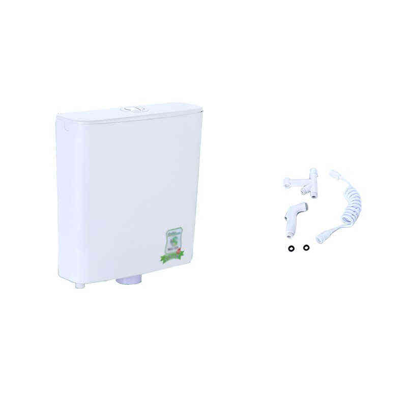 GLBO卫生间蹲便器冲水箱厕所蹲坑双按键节能挂墙式抽水马桶经典水