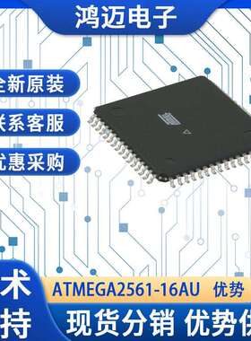 ATMEGA2561-16AU单片机 电机控制数据采集处理单片机 渠道