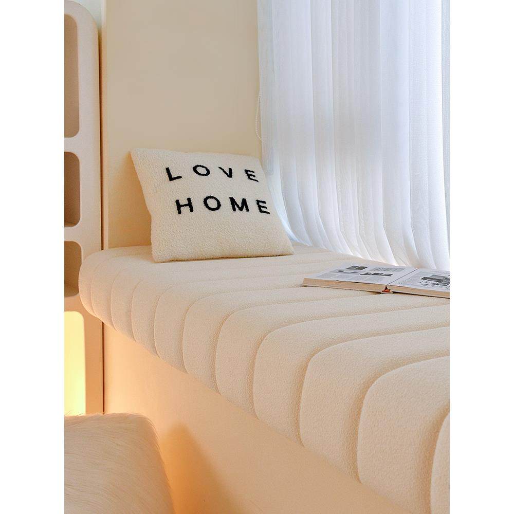 飘窗垫窗台垫轻奢高级感泰迪绒可拆洗窗台垫四季通用新款阳台改造,居家布艺,飘窗垫,淘宝优惠券,粉丝福利购,淘宝优惠卷