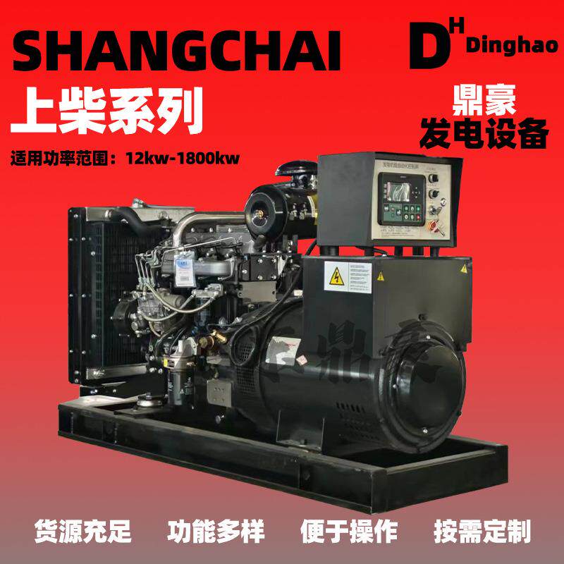 50kw柴油发电机组上柴 纯铜无刷养殖场备用电源 50千瓦发电机组