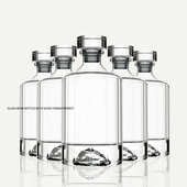 定制密封酒瓶子 送礼包装 玻璃酒瓶一斤装 酿酒高档原浆白酒空瓶子