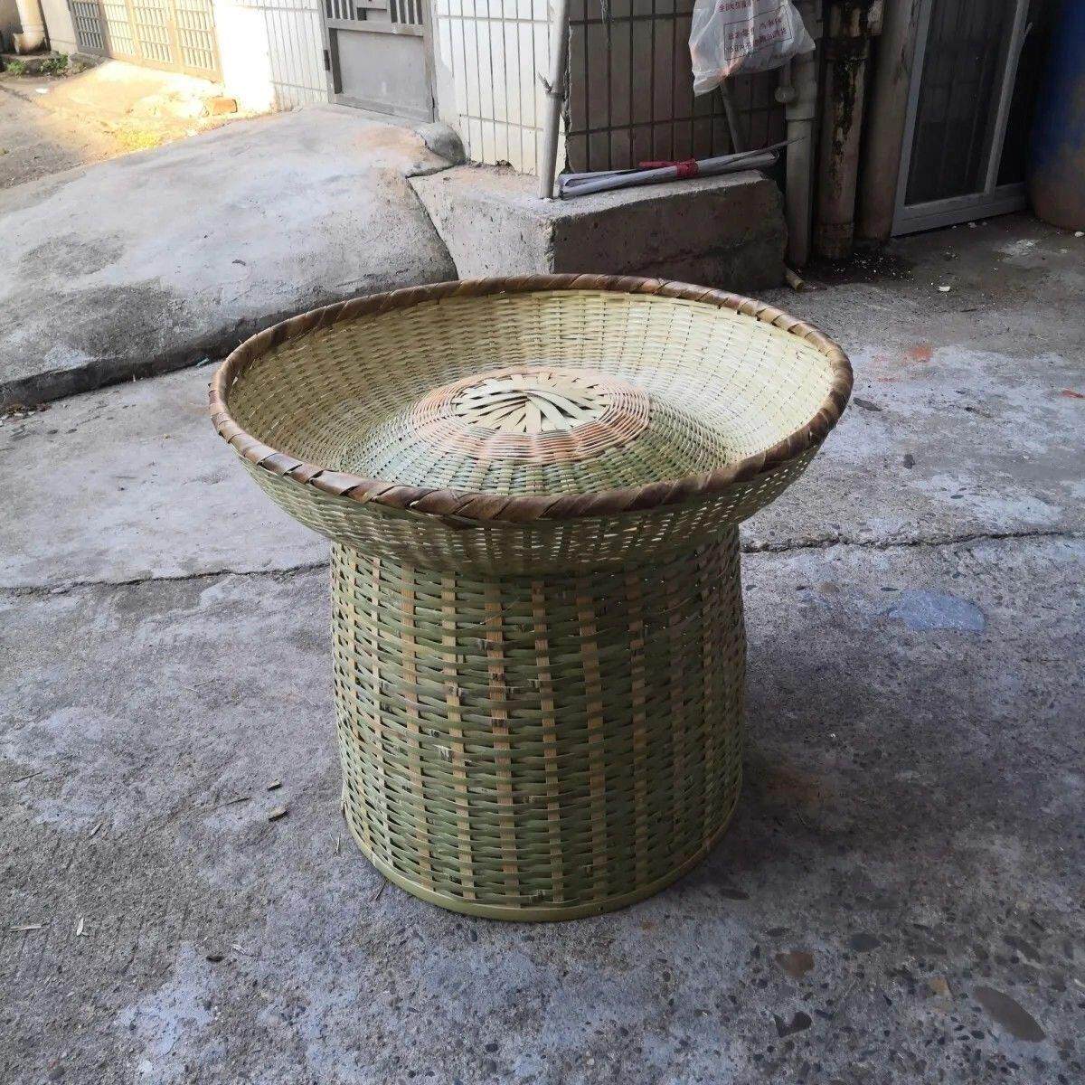 竹筐烘焙收纳竹篮竹制品手工编织烤烘笼