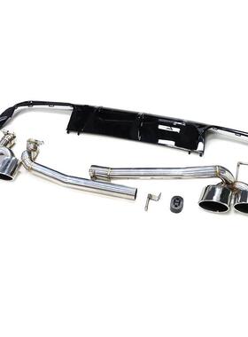 适用于奔驰W204排气管C级C0180C20SY-W20420L改装C6出3双出四尾喉