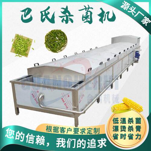 商用巴氏杀菌机 酸菜真空包装食品杀菌流水线 蔬菜清洗漂烫机设备