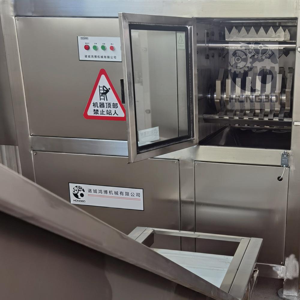 鸭肝冻板破碎机升级新款奶酪粉碎设备奶油大型撕碎机