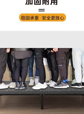 折叠床单人床陪护家用成人简易铁床午睡硬板宿舍床午休床铺办公室