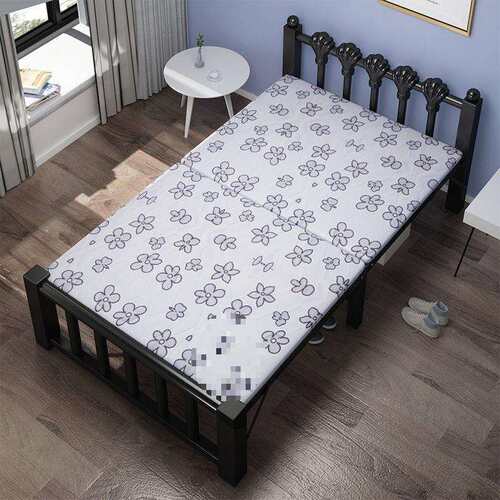 折叠床单人双人木板铁床租房家用午睡成人办公室午休陪护简易便携