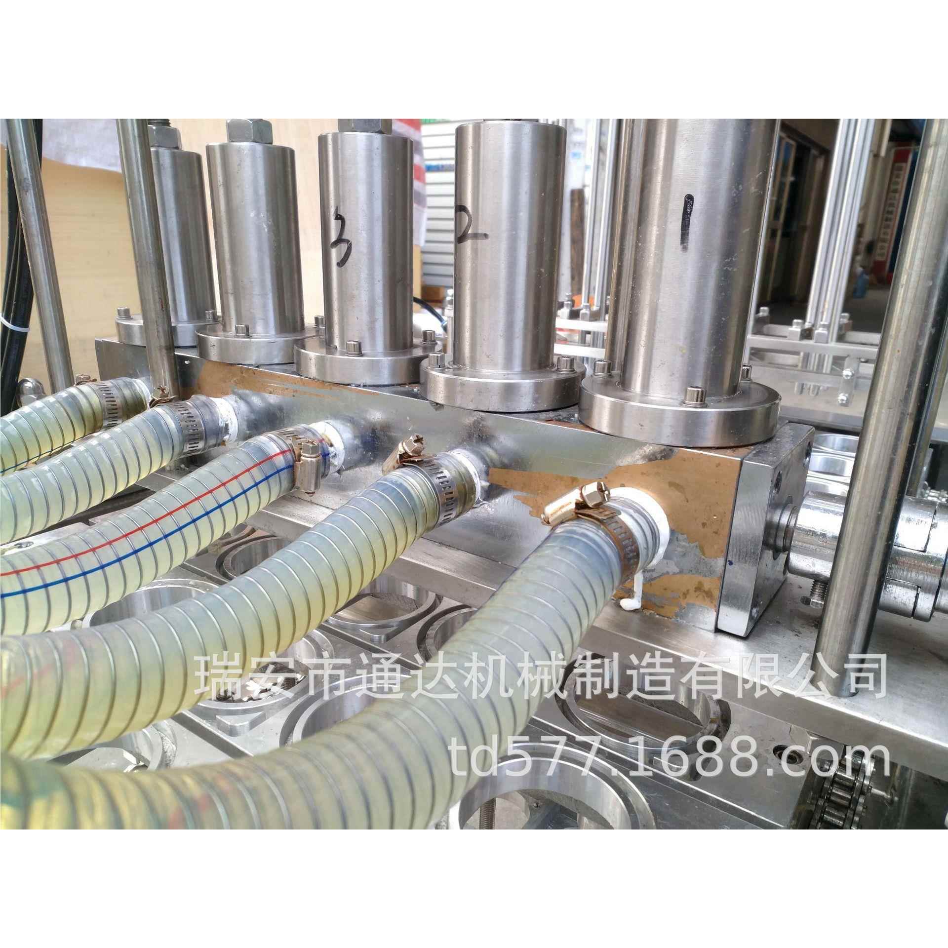 瑞QCF-5厂 家直 土豆泥灌装封口机 气动安式片膜灌销装封口机