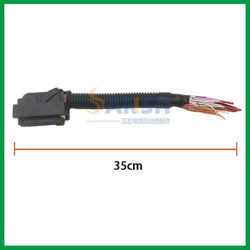 挖掘机玉才电脑版插头81针插头威孚PC200-8泵控制器/液压主板插头