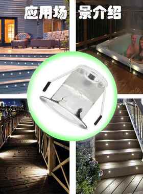 10X0灯.灯6W甲板灯庭院B110灯地板灯星光灯LE橱D柜汽车灯房车玄关