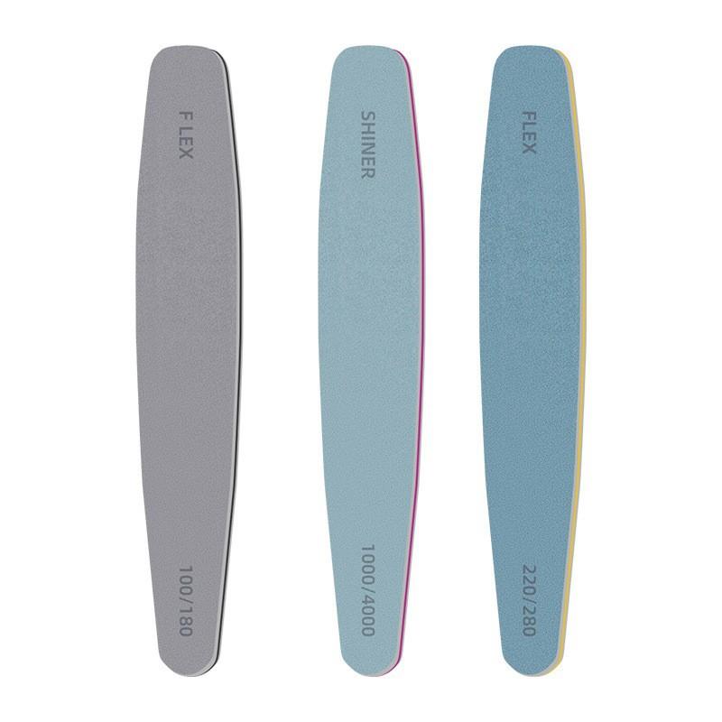 Professional Nail Salon Sponge Buffer Strip, Nail Filing and图片