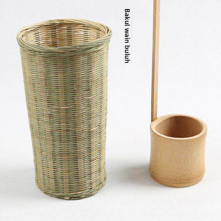 手工竹编酒篓竹篓竹漏酒抽酒过滤器酒隔离器插花篮竹筐竹制品