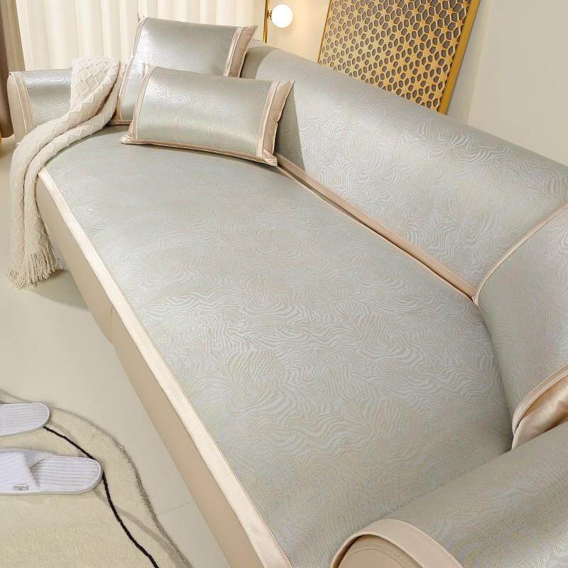 摇冰丝FS756782凉坐席冰垫单人沙发凉垫夏季垫靠背一体沙发垫垫椅