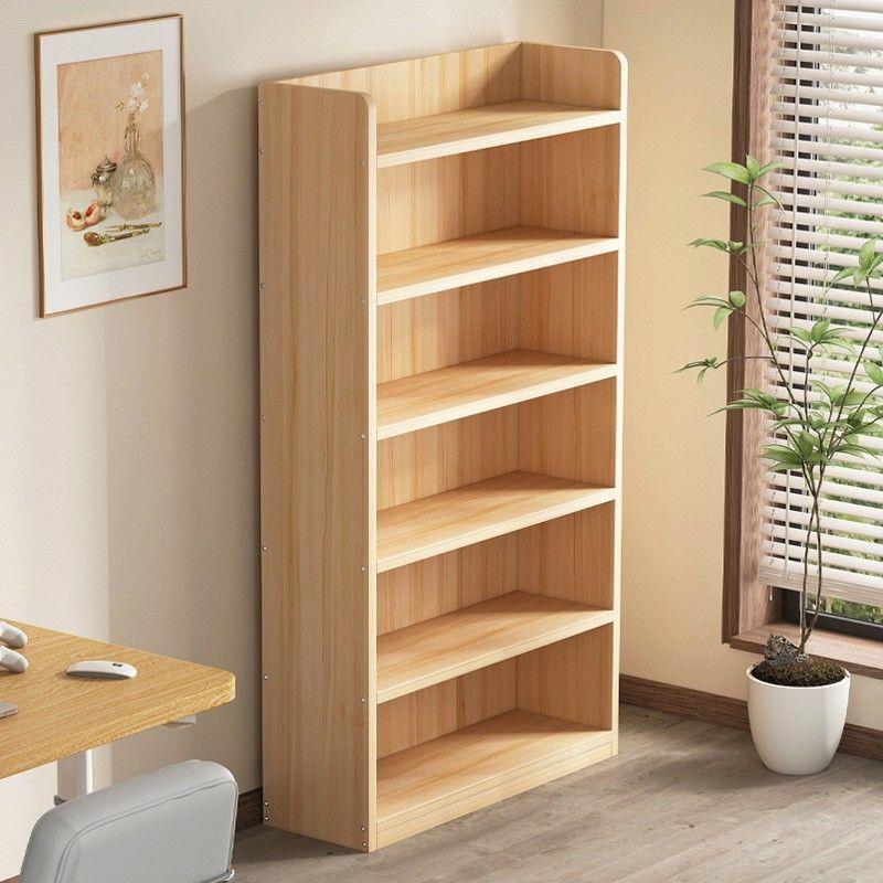 实木书架置UEK架客厅简易多物层一体落地收纳柜学卧室多小生功能