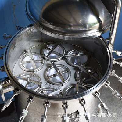 不锈钢袋式过滤器滤除悬浮物沉积物颗粒杂质多袋精密布袋过滤器